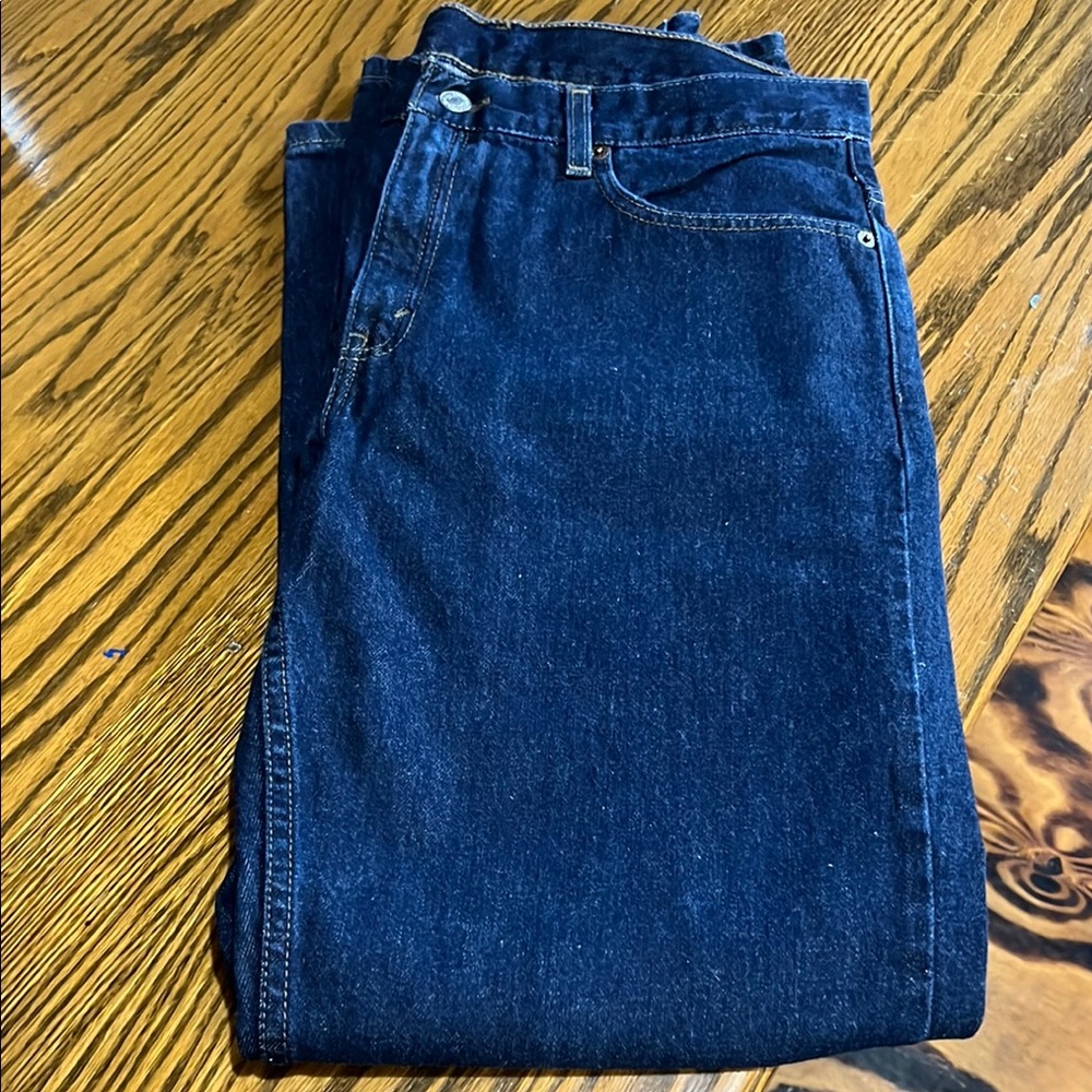 Levi's Dark Blue Classic Straight Jeans